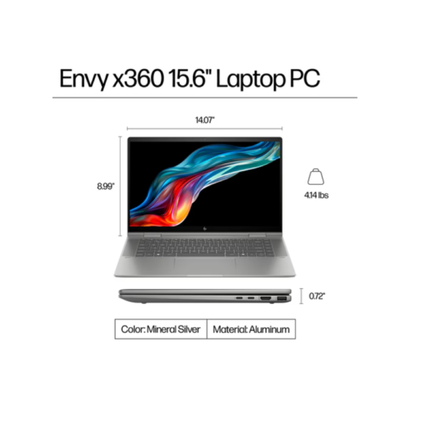 HP Envy x360 2-in-1 Laptop 15t-fe100, 15.6" - Image 7
